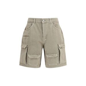 Represent Beige Cotton Bermuda Men's Shorts